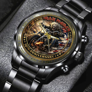 Iron Maiden Black Stainless Steel Watch - TMTHU5599