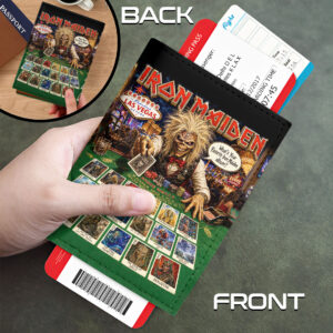 Iron Maiden Leather Passport Cover - HOATT18185