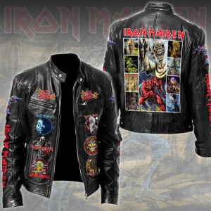 Iron Maiden Motorcycle Leather Jacket - TMTHU5883