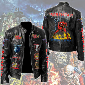Iron Maiden Motorcycle Leather Jacket - TMTHU5980