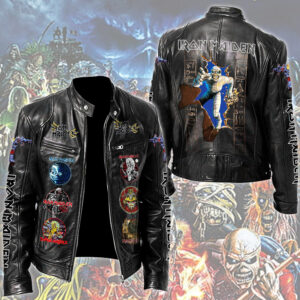 Iron Maiden Motorcycle Leather Jacket - TMTHU6161