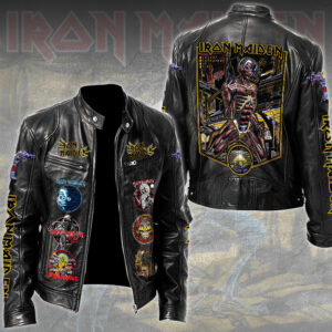 Iron Maiden Motorcycle Leather Jacket - TMTHU6486
