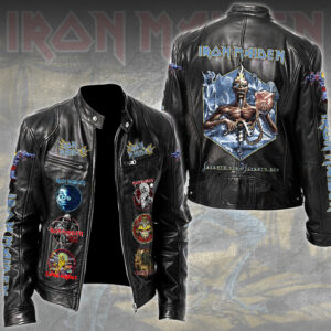 Iron Maiden Motorcycle Leather Jacket - TMTHU6487