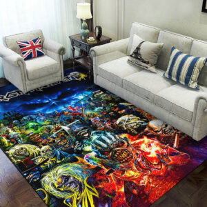Iron Maiden Rectangular Rug - HOATT17960