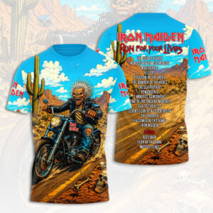 Iron Maiden World Tour 2026 3D Apparel - HOATT18214