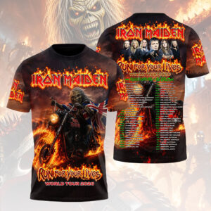 Iron Maiden World Tour 2026 3D Apparel - HOATT18216