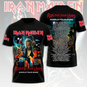 Iron Maiden World Tour 2026 3D Apparel - HOATT18254