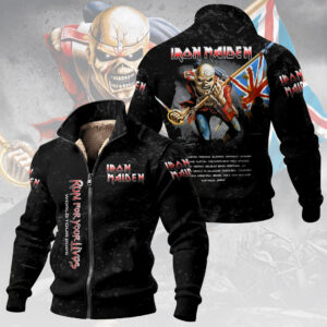 Iron Maiden Thick Knit Fleece Jacket - HOATT17787