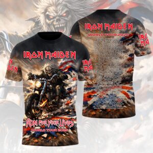 Iron Maiden 2026 World Tour 3D Apparel - HOATT18309