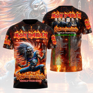 Iron Maiden 2026 World Tour 3D Apparel - HOATT17678