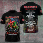 Iron Maiden 2026 World Tour 3D Apparel – GNE6617