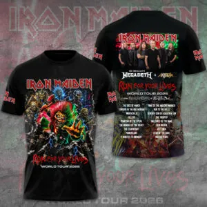 Iron Maiden 2026 World Tour 3D Apparel - GNE6618