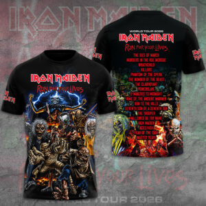 Iron Maiden 2026 World Tour 3D Apparel - GNE6660