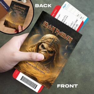 Iron Maiden 2026 World Tour Leather Passport Cover - HOATT18320