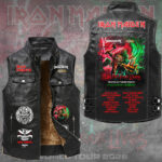 Iron Maiden 2026 World Tour Premium 2D Sleeveless Leather Vest – GNE6714