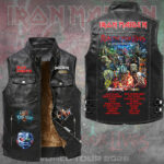 Iron Maiden 2026 World Tour Premium 2D Sleeveless Leather Vest – GNE6756