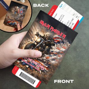 Iron Maiden 2026 World Tour Leather Passport Cover - HOATT18037