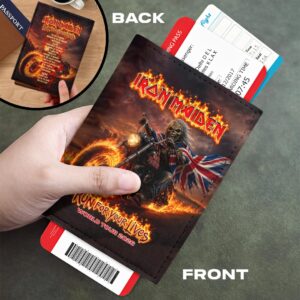 Iron Maiden 2026 World Tour Leather Passport Cover - HOATT18121