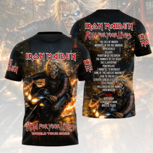 Iron Maiden 2026 World Tour 3D Apparel - HOATT17748