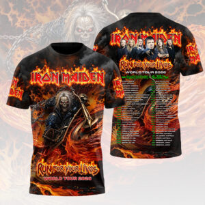 Iron Maiden 2026 World Tour 3D Apparel - HOATT17863