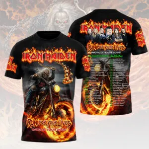 Iron Maiden 2026 World Tour 3D Apparel - HOATT17864