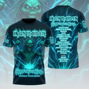 Iron Maiden 2026 World Tour 3D Apparel - HOATT17968