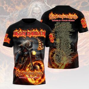 Iron Maiden 2026 World Tour 3D Apparel - HOATT18310