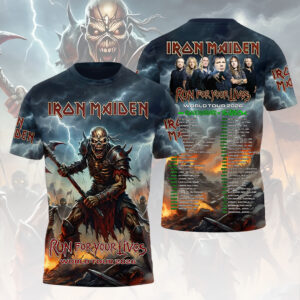 Iron Maiden 2026 World Tour 3D Apparel - HOATT17686