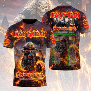 Iron Maiden 2026 World Tour 3D Apparel - HOATT17743