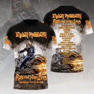 Iron Maiden 2026 World Tour 3D Apparel - HOATT17744
