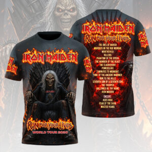 Iron Maiden 2026 World Tour 3D Apparel - HOATT17747