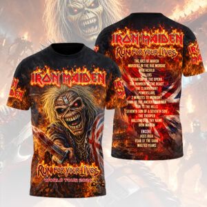 Iron Maiden 2026 World Tour 3D Apparel - HOATT17794