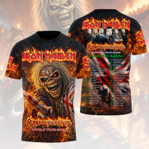 Iron Maiden 2026 World Tour 3D Apparel - HOATT17830