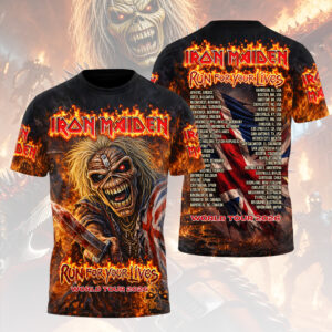 Iron Maiden 2026 World Tour 3D Apparel - HOATT17869