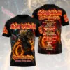 Iron Maiden 2026 World Tour 3D Apparel - HOATT17916