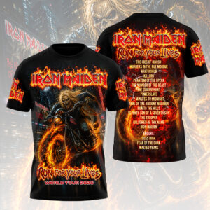 Iron Maiden 2026 World Tour 3D Apparel - HOATT17916