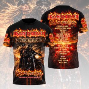 Iron Maiden 2026 World Tour 3D Apparel - HOATT17924
