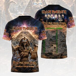 Iron Maiden 2026 World Tour 3D Apparel - HOATT18034