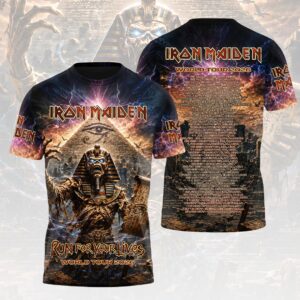 Iron Maiden 2026 World Tour 3D Apparel - HOATT18307