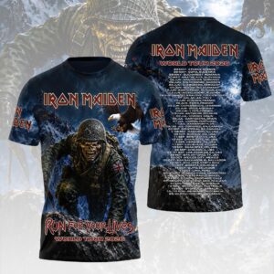 Iron Maiden 2026 World Tour 3D Apparel - HOATT18308