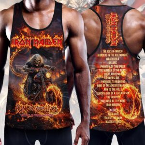 Iron Maiden 2026 World Tour Y-Back Muscle Tank Top - HOATT17879