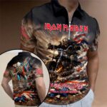 Iron Maiden 2026 World Tour Zip Polo Shirt – HOATT17681