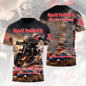 Iron Maiden 2026 World Tour 3D Apparel - HOATT17840