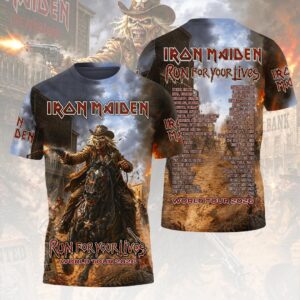 Iron Maiden 2026 World Tour 3D Apparel - HOATT17993