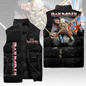 Iron Maiden 3D Sleeveless Down Jacket - HOATT17807