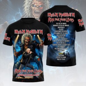 Iron Maiden World Tour 2026 3D Apparel - HOATT18255