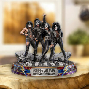 KISS: Alive 50th Anniversary Custom Shape Acrylic Plaque - TMTHU6060