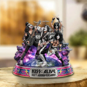 KISS: Alive 50th Anniversary Custom Shape Acrylic Plaque - TMTHU6061