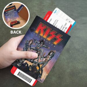 KISS Leather Passport Cover - TMTHU6382