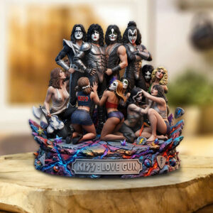 KISS: Love Gun Custom Shape Acrylic Plaque - TMTHU6433